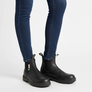 Blundstone CSA Work Boots Heritage Utility Leather AUS 5.5 Womens 8.5 Black